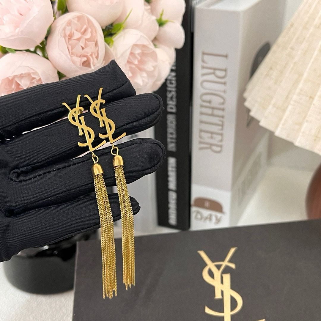 YSL Cassandre Tassel Earrings