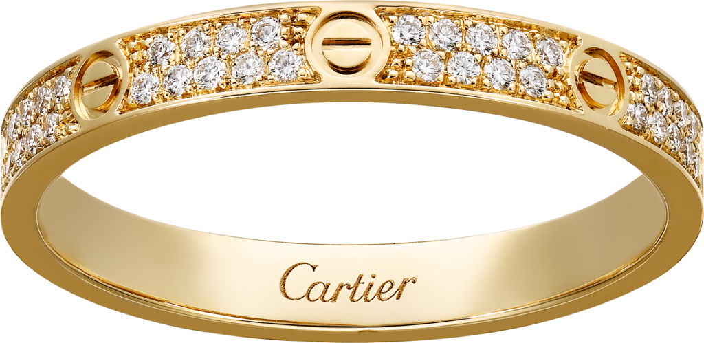 Cartier Love Ring Mini Model Pavé
