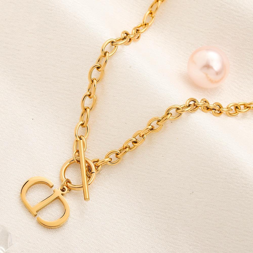 Christian Dior CD Necklace