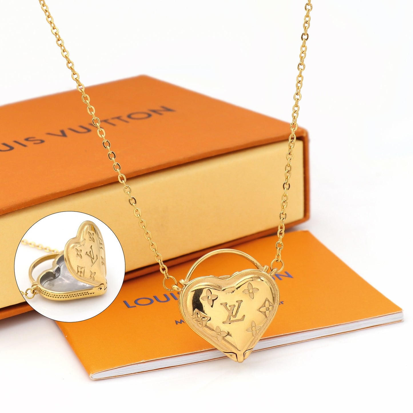 Louis Vuitton Heart-Shaped Locket