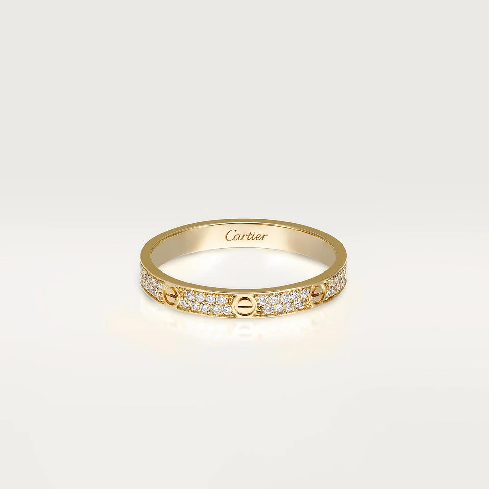 Cartier Love Ring Mini Model Pavé