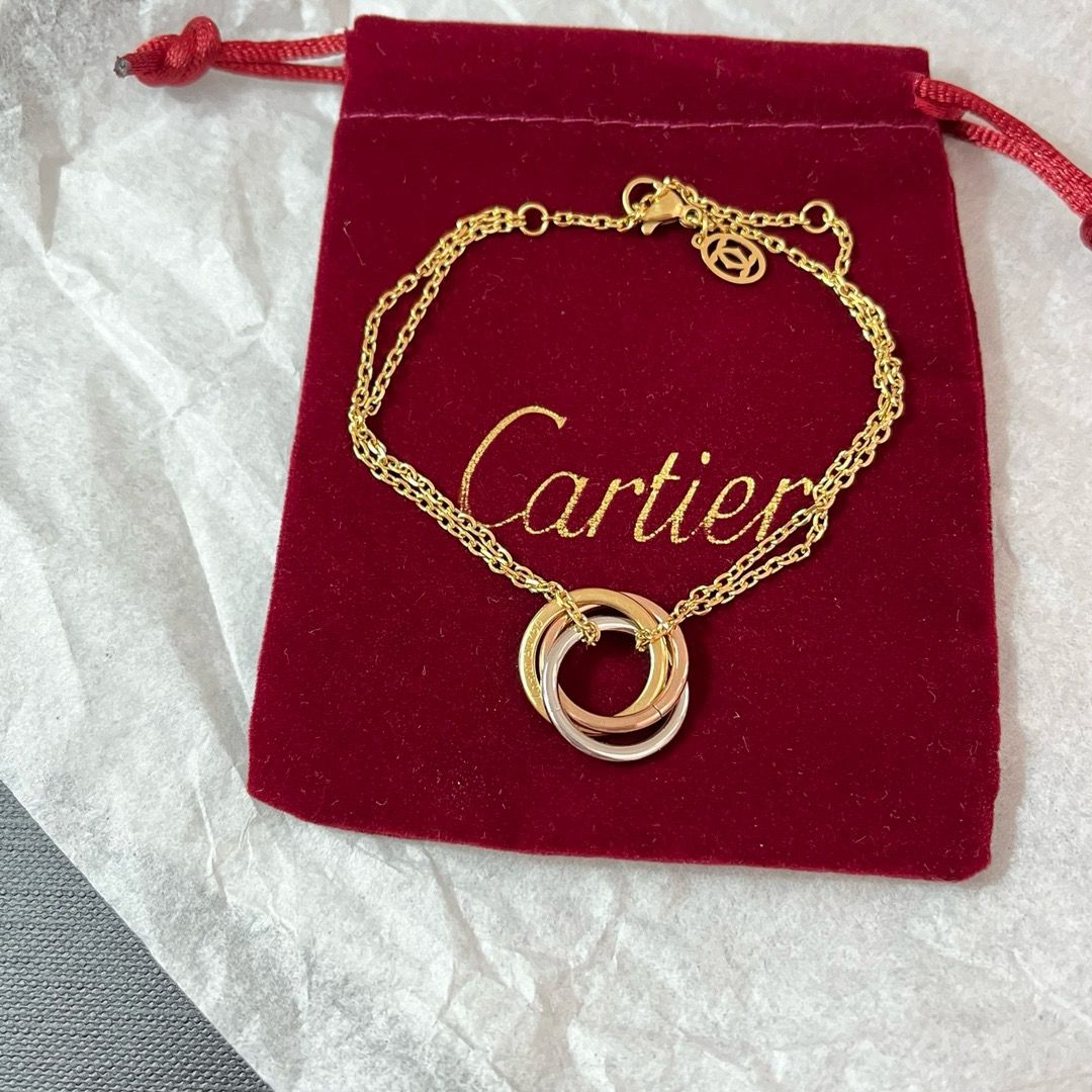 Cartier Trinity Bracelet on Chain