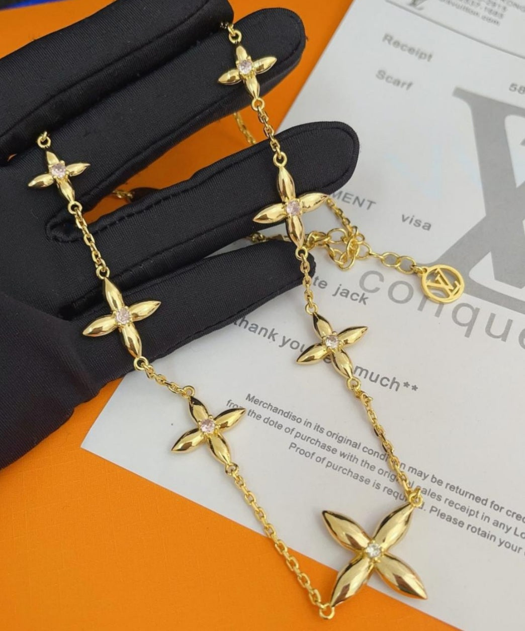 Louis Vuitton Louisette Signature Necklace