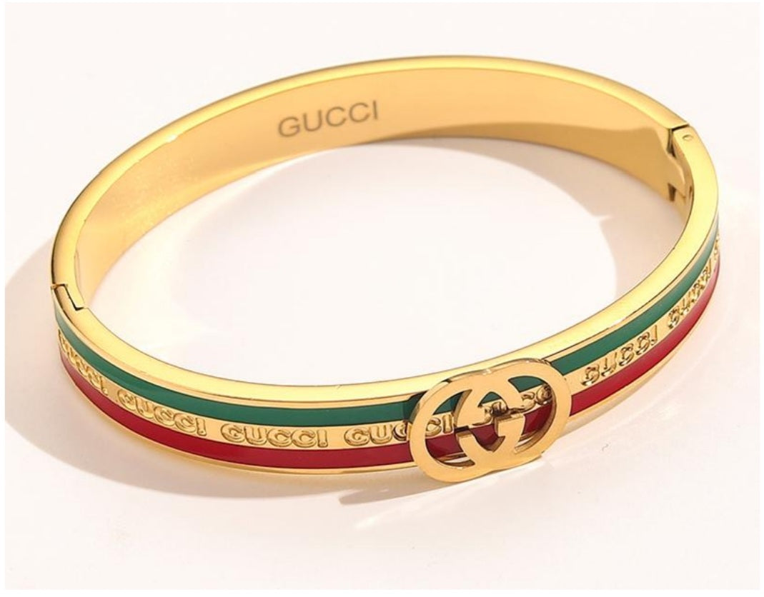 Gucci GG Verte Rouge Bangle