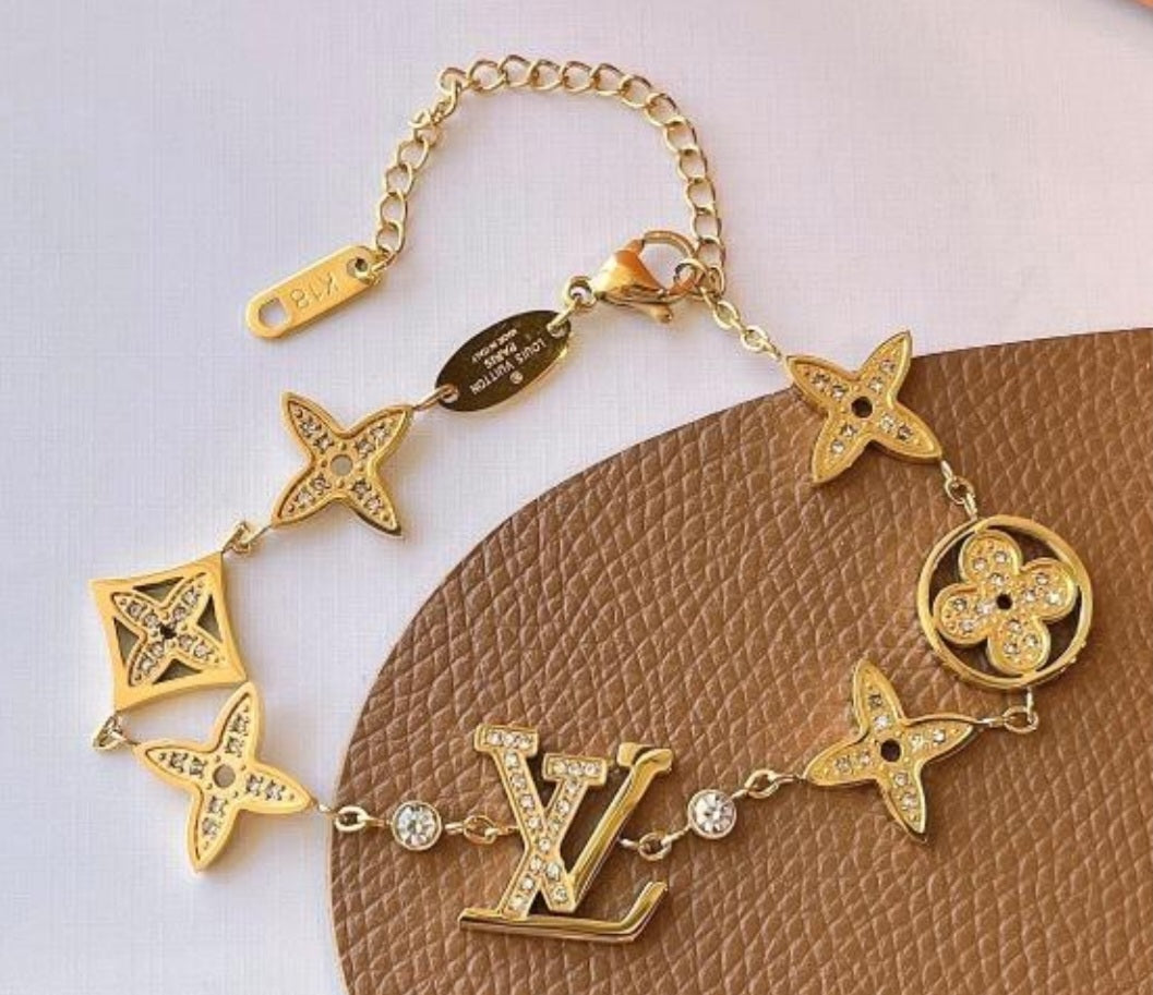 Louis Vuitton Motif Double Charm Bracelet