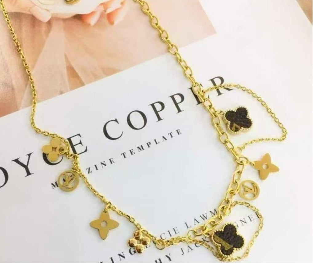 Louis Vuitton Monogram Blooming Supple Charm Necklace