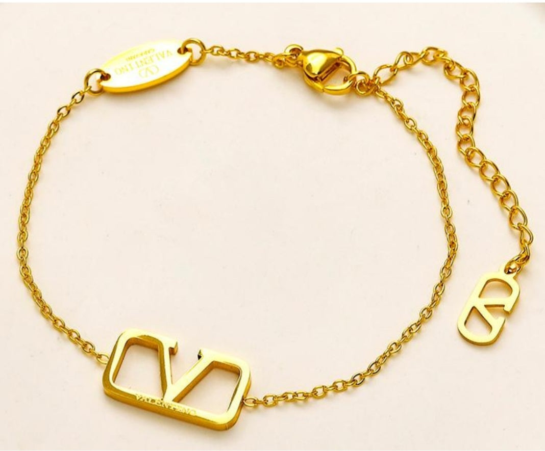 Valentino Garavani VLogo Signature Metal Bracelet